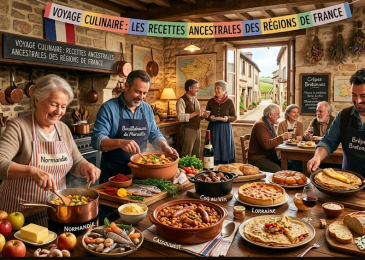 Voyage culinaire : les recettes ancestrales des régions de France