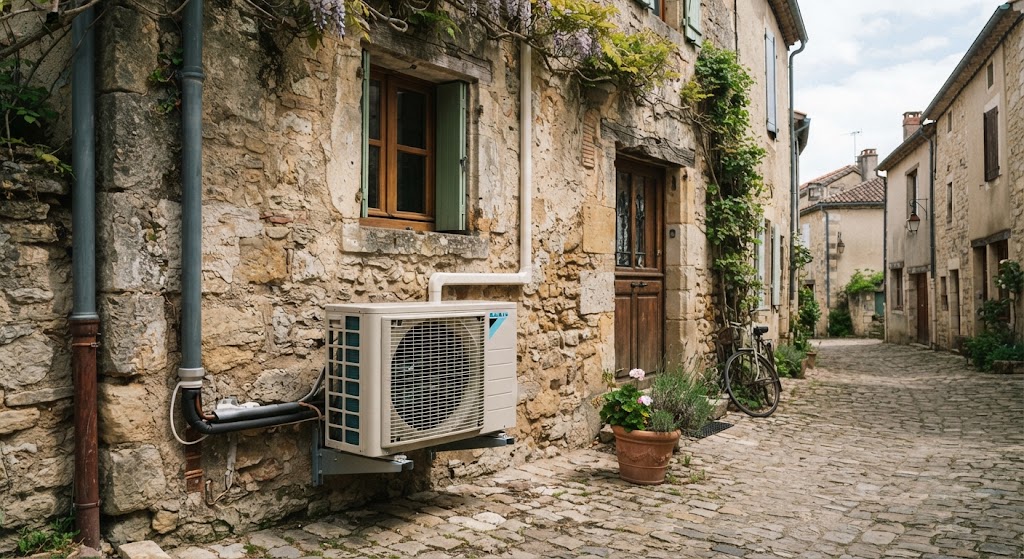 Thermopompe pour maison ancienne